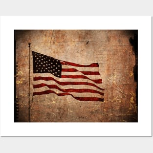 US Flag vintage Posters and Art